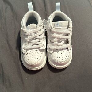 White and sky blue Jordan